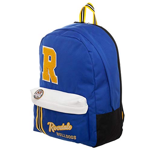 Riverdale High School Varsity Blue Letterman Cosplay Backpack - Snapback Empire