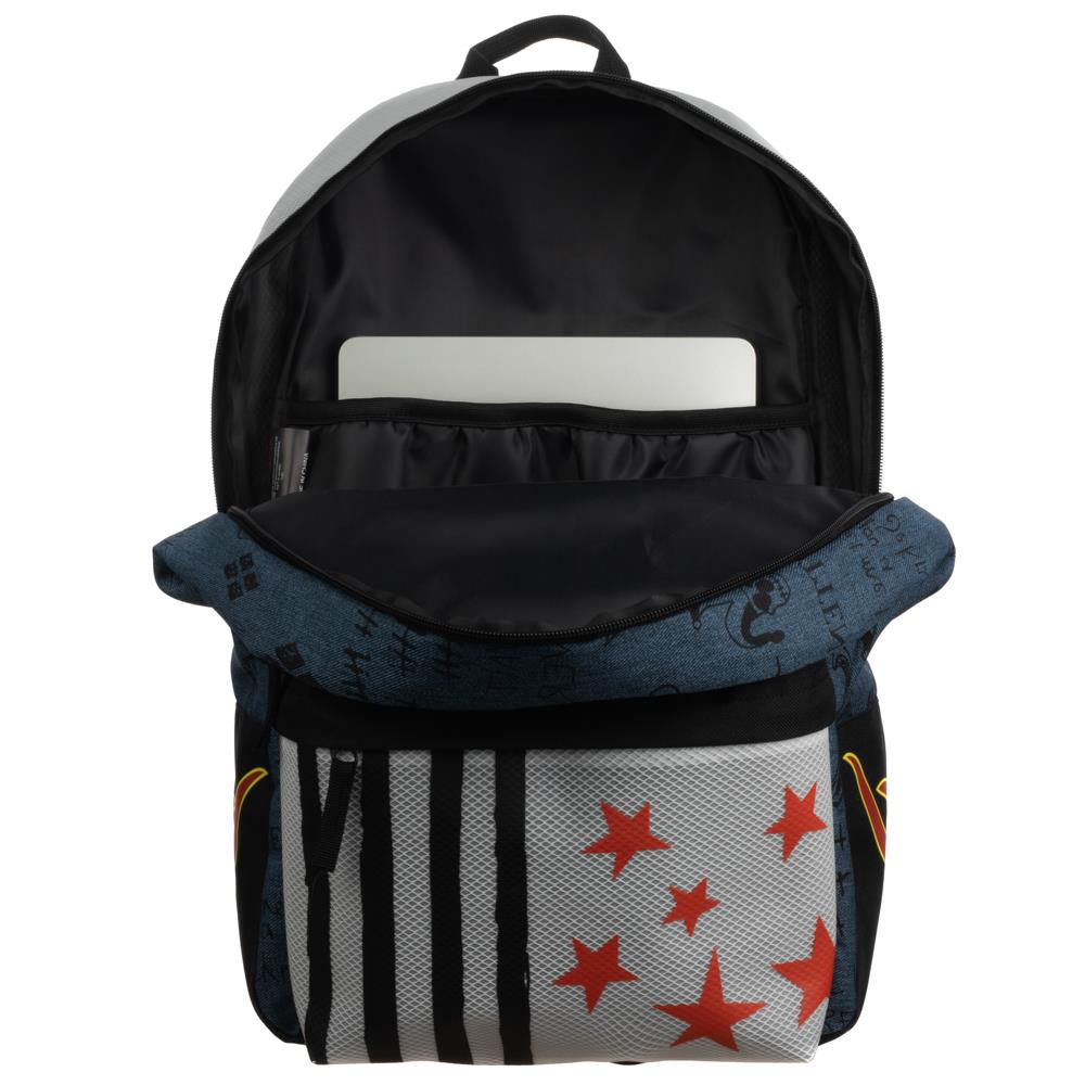 birds of prey mini backpack Birds of Prey Harley Quin Faux Denim Ripstock Backpack