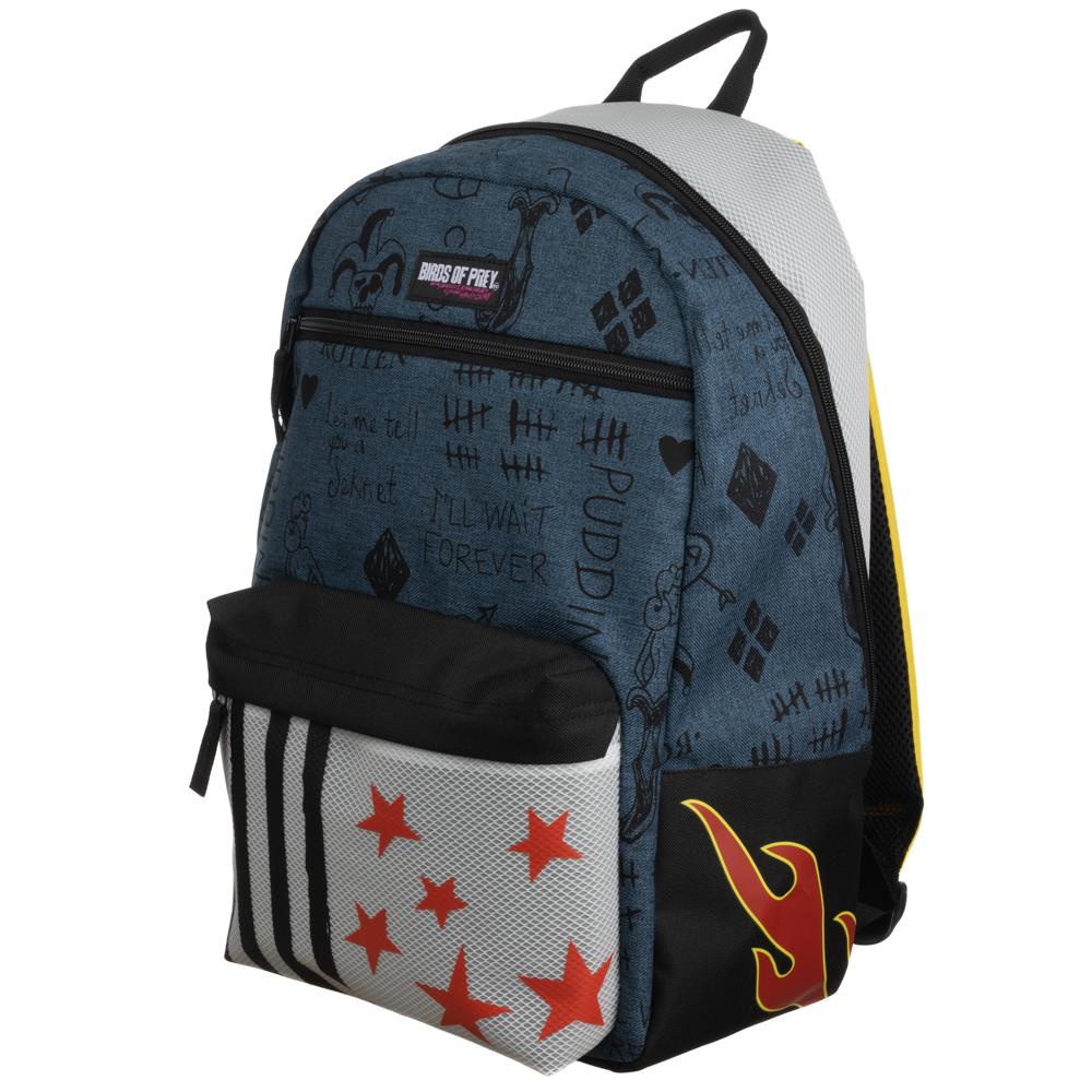 Birds of Prey Harley Quin Faux Denim Ripstock Backpack