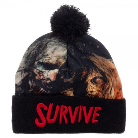 Walking Dead Survive Cuff Beanie Hat - Snapback Empire