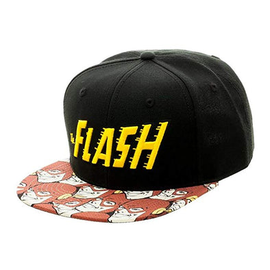 DC Comics Flash Zoom Suit Up Snapback Hat Cap New Black 