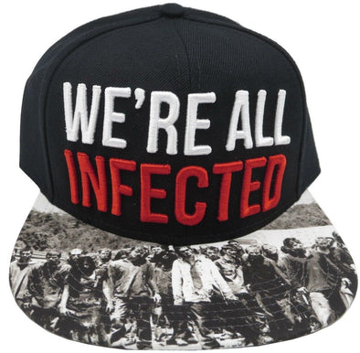 Walking Dead AMC We're All Infected Black Snapback Hat - Snapback Empire