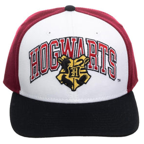 Harry Potter Hogwarts Curved Bill Crest Snapback Hat - Snapback Empire