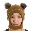 Star Wars Ewok Mascot Brown Cosplay Beanie Hat - Snapback Empire