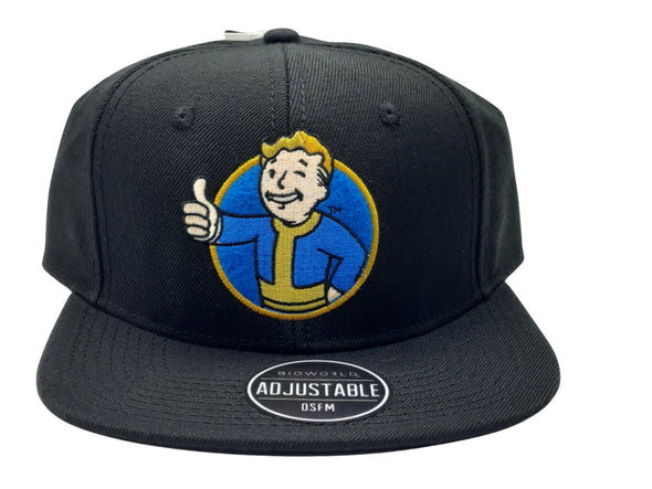Fallout Vault-Tec Black Snapback Hat Cap - Snapback Empire