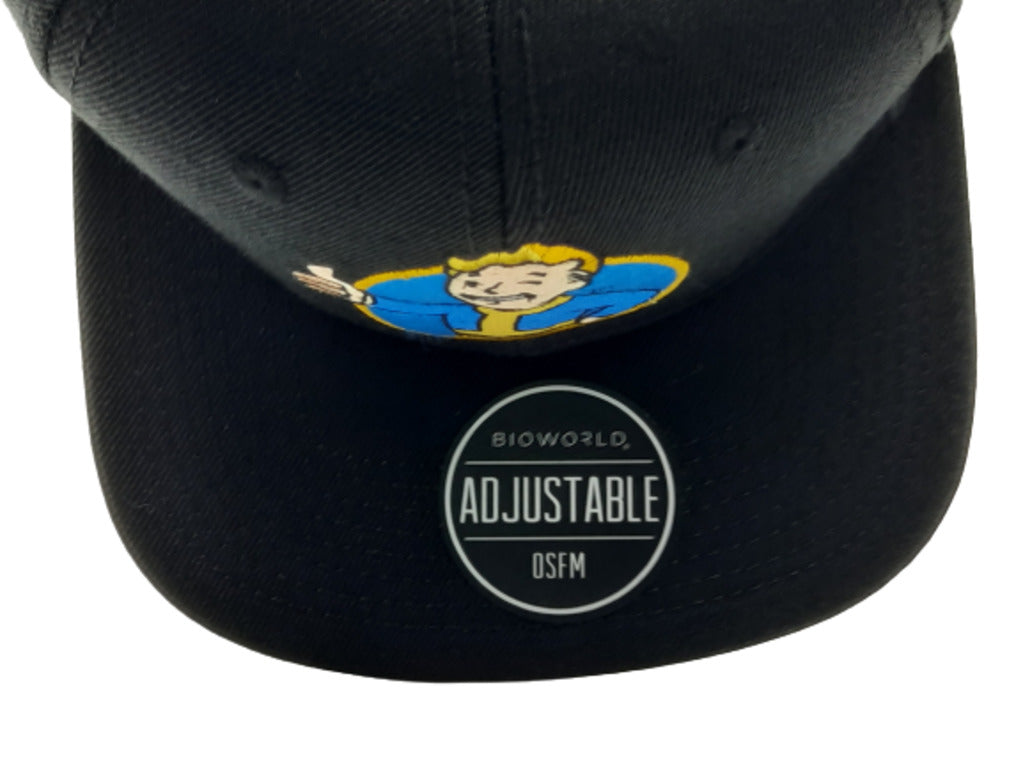 Fallout Hat Fallout Vault-Tec Black Snapback Hat Cap– Snapback Empire