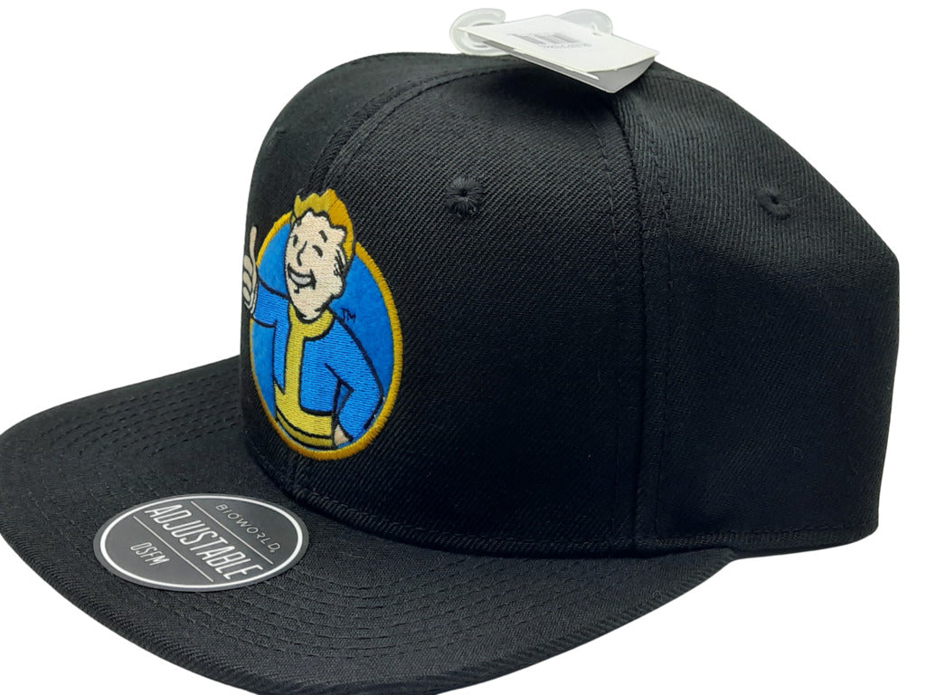 Fallout Vault-Tec Black Snapback Hat Cap