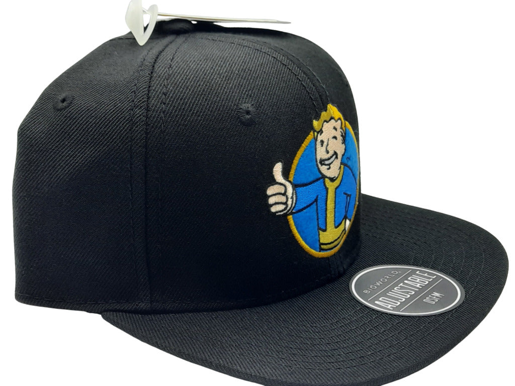 Fallout Hat Fallout Vault-Tec Black Snapback Hat Cap– Snapback Empire
