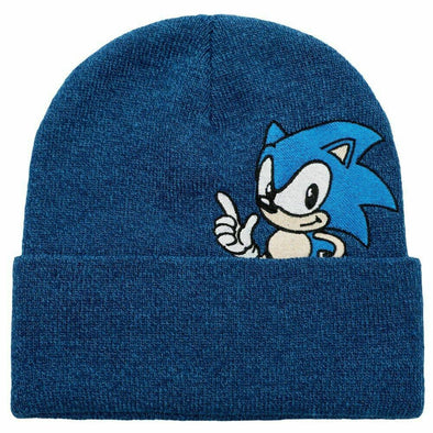 Sonic The Hedgehog Blue Beanie Hat - Snapback Empire