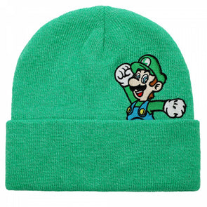 Nintendo Luigi Green Beanie Hat - Snapback Empire